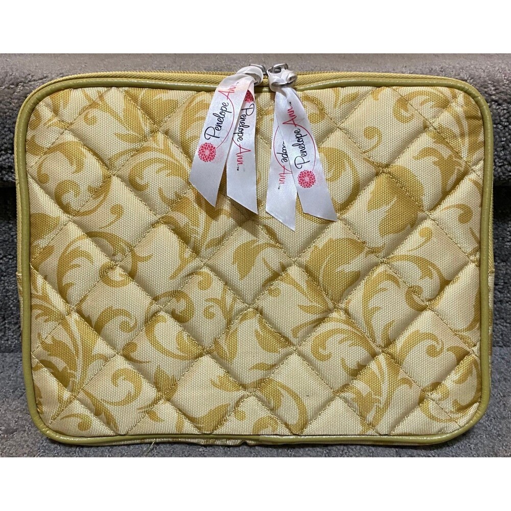 Penelope Ann Golden Topaz Padded Tablet Cover NWOT